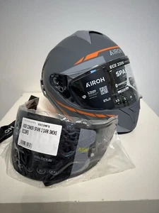 Casco Airoh SPARK 2 SPINNER ORANGE MATT Arancio Opaco Taglia M 57/58 + Visiera - Imagen 1 de 19