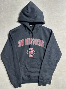 Neu ohne Etikett San Diego State Azteken Hoodie Sweatshirt Pullover Herren Erwachsene Small schwarz - Bild 1 von 6
