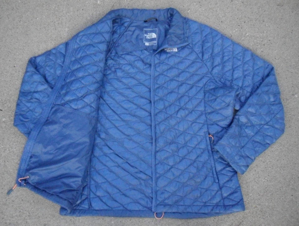 The North Face Thermoball Full Zip Jacket Women's Sz XXL Blue Plimaloft - Image 1 of 4