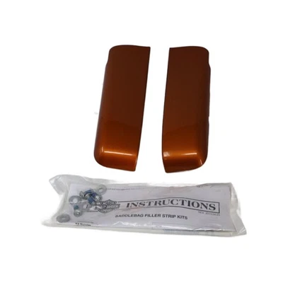 90200872DST NEW OEM 2009-2014 HARLEY TOURING AMBER WHISKEY SADDLEBAG FILLER STRI - Image 1 of 2