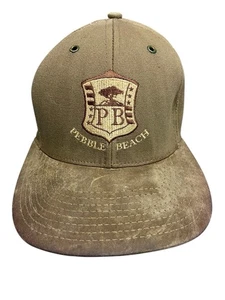 Pebble Beach Golf Course Adjustable Hat Men's Tan/Beige - Picture 1 of 10