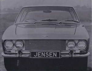 JENSEN INTERCEPTOR & FF B&W FOLD OUT BROCHURE. - Picture 1 of 6
