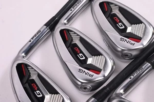Ping G410 Irons / 6-PW+SW / Black Dot / Regular Flex Ping Alta CB Red Shafts - Picture 1 of 7