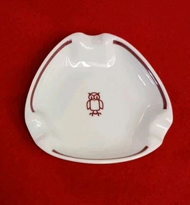 OWL - Gastro Holzmann Wien Austria Ashtray/ Pin Dish Vintage Porcelain 4" - Picture 1 of 5