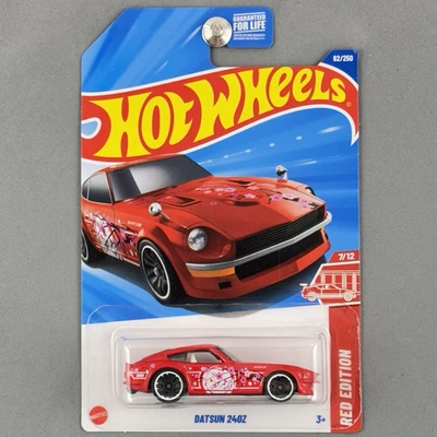 2025 Hot Wheels Datsun 240Z Red Edition 7/12 Target Exclusive Cherry Blossom - Image 1 of 4