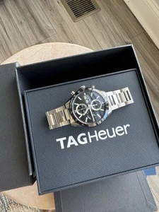 TAG Heuer Carrera Men's Black Watch - CBM2110.BA0651 - Picture 1 of 5