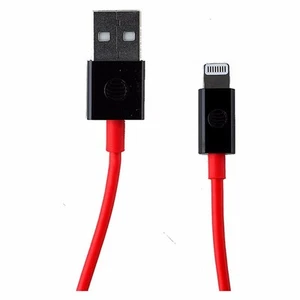 AT&T (4466F) 4Ft Charge & Sync Cable for iPhones - Red/Black - Picture 1 of 2