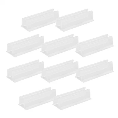 Зажимы для веревочных светильников неоновые зажимы для веревочных светильников 10 шт. прозрачные кронштейны держатель  - Изображение 1 из 4