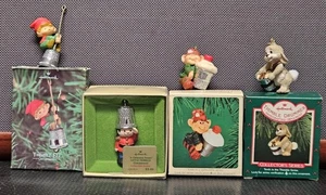 4 Vintage Hallmark Keepsake Ornaments Thimble Collector's Series  - Picture 1 of 7