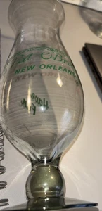 Bar de bebidas alcohólicas vintage PAT O'BRIEN'S Hurricane Glass New Orleans - Imagen 1 de 5