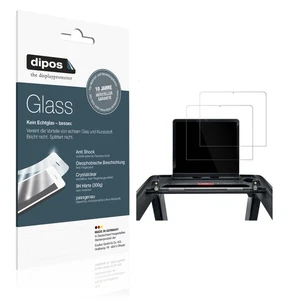 2x Schutzfolie für Technogym Artis Run - Anti-Shock 9H Folie dipos Glass - Afbeelding 1 van 7