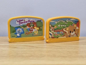 VTech Edutainment Video Game Learn Discover Home & Baile Cartridge Lot of 2 - Picture 1 of 6