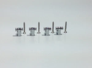 4 Stück Chrom Roller Saitenbäume - Bild 1 von 7
