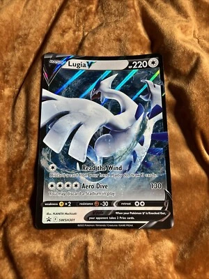 Pokemon Card - Lugia V SWSH301 Sword & Shield SWSH Black Star Promo Holo NM - Image 1 of 2
