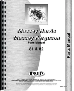 Manual de piezas de tractor Massey Harris 81 - Imagen 1 de 1