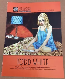 Pubblicità mostra Todd White 2012 stampa rivista mostra d'arte vintage perfetta per parte - Foto 1 di 1