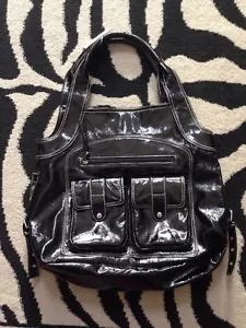 Borsa nera per scrapbooking /nuova con etichette/rottami - Foto 1 di 5