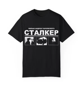 Solaris 1972 Tarkovsky Tee - Soviet Sci-Fi Cinema Shirt, Double Sided Print - Bild 1 von 2