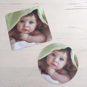 Personalised Custom Photo Gift Fridge Magnet, Large 9/10cm Any Artwork Logo Text - Picture 1 of 4