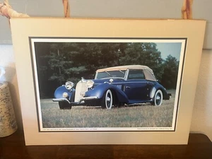 1938 Talbot - Lago Fotografato per Motor Trend Poster Foto e Opaco 20,5 x 15" - Foto 1 di 8