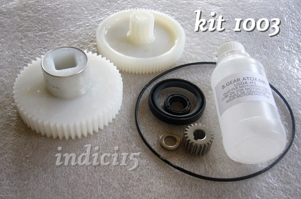 indici15 Ricambi Kit Assistenza 1003 Olio Guarnizioni con Ingranaggi n°3 Reber