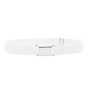 Buyless Fashion Kids Toddlers Baby Adjustable Elastic Stretch Belt Silver Buckle - Picture 1 of 252