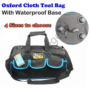 Portable Oxford Cloth Double Zip Tool Organizer Carry Bag Waterproof Base - Picture 1 of 10