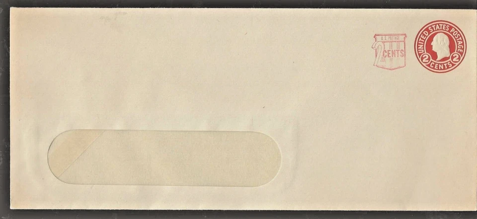 U.S. ENVELOPE...Sc #U537b (Die 9)...Mint Entire...1958...SCV $7.00 - Image 1 of 1