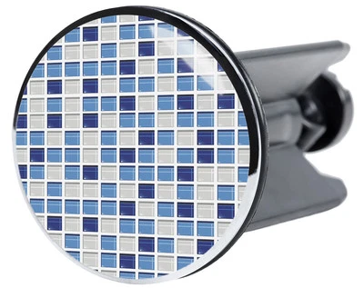HIGH QUALITY WASH BASIN PLUG | BEAUTIFUL BATHROOM SINK PLUGS | MOSAIC BLUE - Image 1 of 3