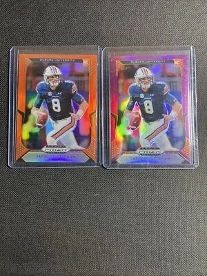 2019 Prizm Draft Picks Jarrett Stidham Rookie Orange & Purple Prizm LV Raiders - Image 1 of 2