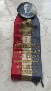 Insignia de la Union League 1939 123 aniversario - ¡Áspera! bg - Imagen 1 de 2