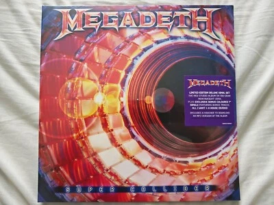 MEGADETH SUPER COLLIDER 12"VINYL LP + EXCLUSIVE COLOURED 7"SINGLE NEW&SEALED - Image 1 of 4