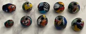 Vintage Multi Color Loose Glass Beads Bea-18 - Picture 1 of 9