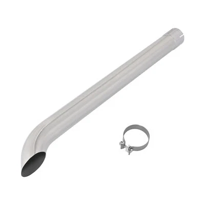 Tubo de escape curvo pila de acero inoxidable para tractor Farmall IH 1026 1066 1566 Foto 1 de 4