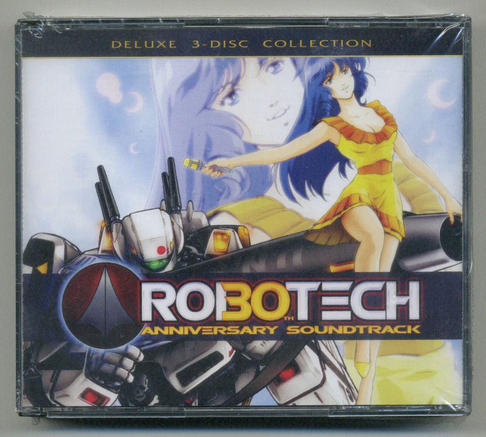 ROBOTECH 30th ANNIVERSARY SOUNDTRACK 2015 CD Deluxe 3-Disc Collection Brand New - Image 1 of 3