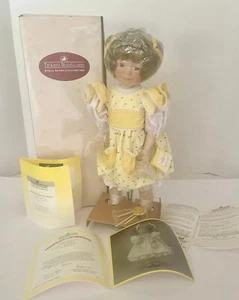 Muñeca de porcelana vintage Ashton-Drake 1995 Diana Effner 15" Sunshine and Lollipops, - Imagen 1 de 9