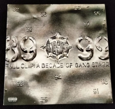 GANG STARR FULL CLIP A DECADE OF GANG STARR 4X 12" VINYL RECORD COMPILATION 1999 - Image 1 of 4
