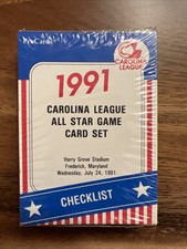 1991 CAROLINA LEAGUE ALL STAR SETS JAVY LOPEZ PROCARDS        1W2