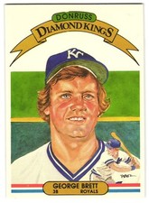 George Brett 1982 Donruss MLB Diamond Kings Card # 15