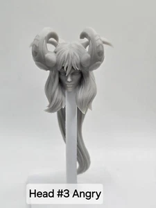 3d Print ANGELUS HEAD #2 1:10 7" DIAMOND SELECT MCFARLANE DC MULTIVERSE - Picture 1 of 3