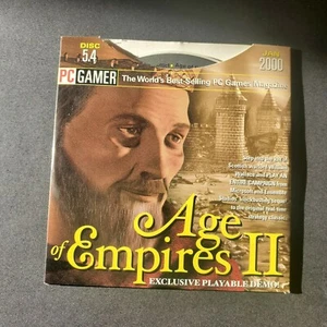 PC Gamer Demo CD Disc 5.4 Jan 2000 WIN 95+ Required Age Of Empires II 2 Vintage - Picture 1 of 7