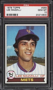 1979 Topps #355 Lee Mazzilli - Mets - PSA 10 - 20214830 - Baseball Card - Bild 1 von 2