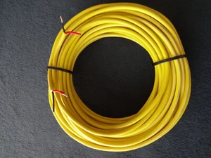 PVC-PUR -Handgeräte-Anschlußleitung "gelb"  2x1,0 mm²    - Bild 1 von 2