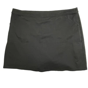 Liz Claiborne New York Women's Black Cotton Blend Pockets Skirt Size 18W Plus - Picture 1 of 7