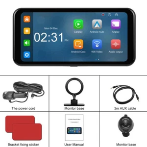 6.25''DVR Carplay/Android Auto/Apple Airplay/Android Projection Screen W/Camera - Picture 1 of 19