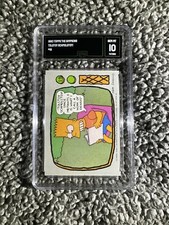 1990 Topps The Simpsons #19 Tolstoy Schmolstoy! Gem Mint 10