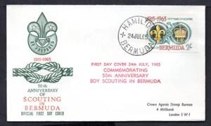 Bermuda - 1965 50th Anniversary of Boy Scouting in Bermuda First Day Cover - Picture 1 of 2