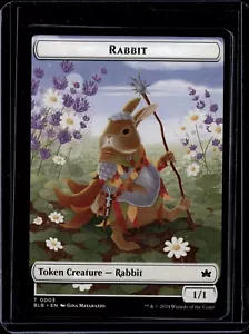 Gettone Coniglio - 3 - BLB - NM - MTG Magic the Gathering - Foto 1 di 1
