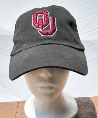 Oklahoma Sooners OU Hat Cap Womens  Adjustable Strap Top of World - Image 1 of 4