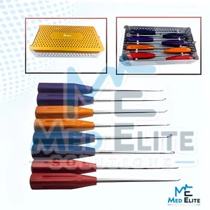 American Rainbow Gebärmutterhalsküretten Set 8 Stück Orthopädische Wirbelsäuleninstrumente - Bild 1 von 4